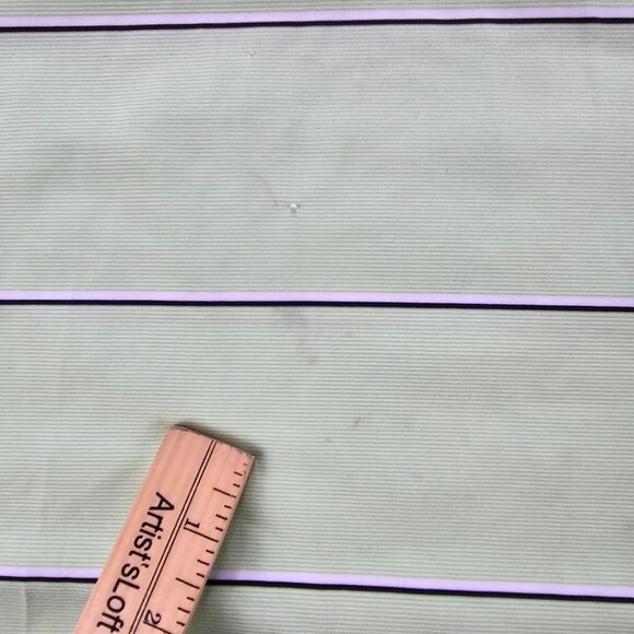 Footjoy Polo Shirt Mens Large Green Striped Short Sleeve Golf Performance Casual - Picture 3 of 10